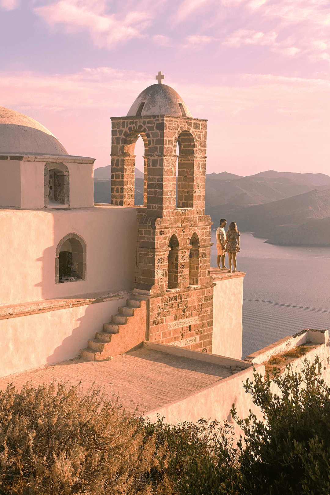 coucher de soleil à plaka