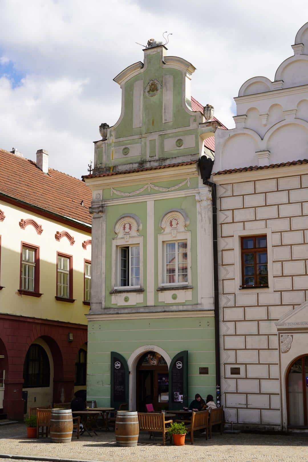 centre ville de Tabor en république tchèque