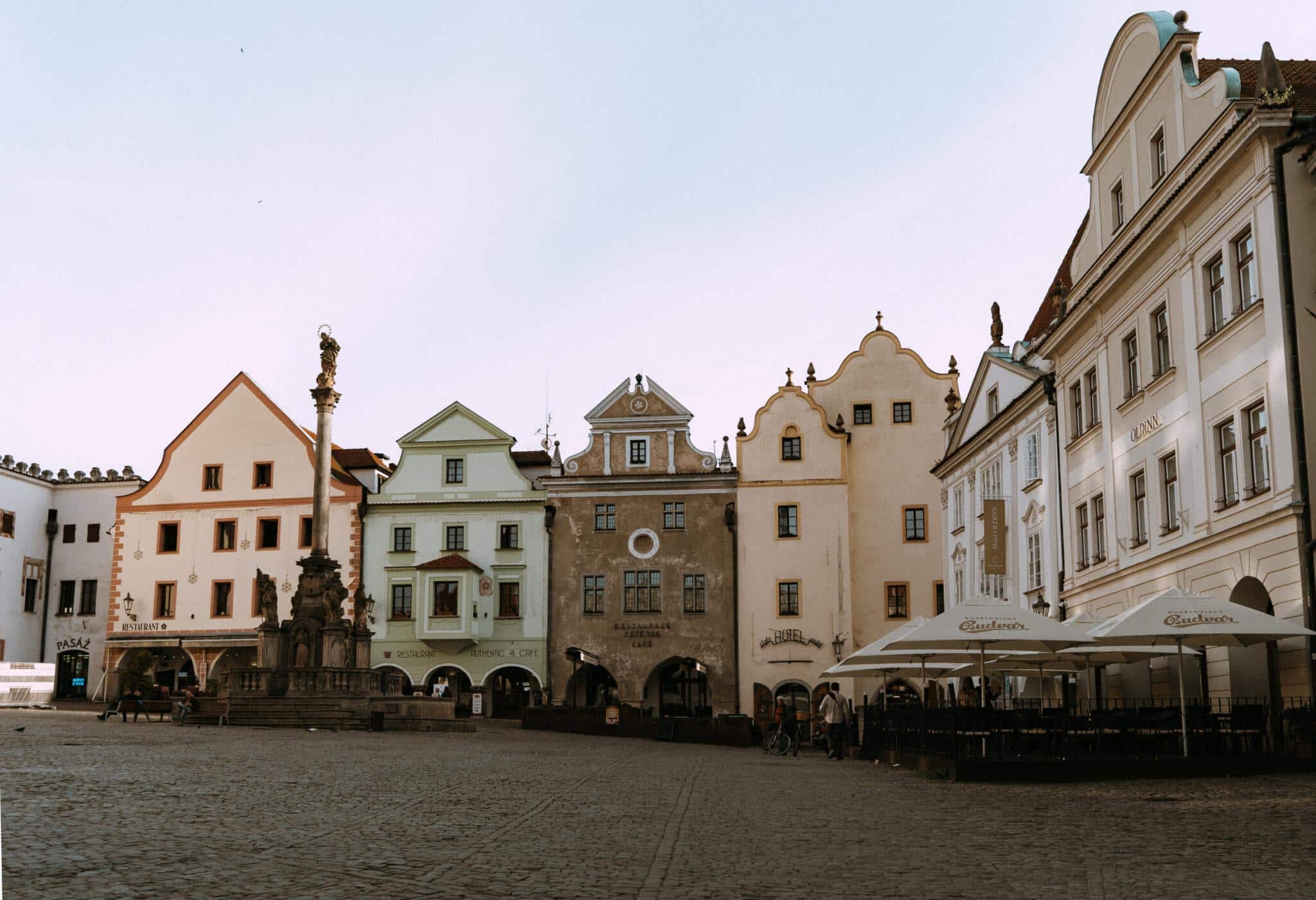 place centrale de Tabor en république tchèque