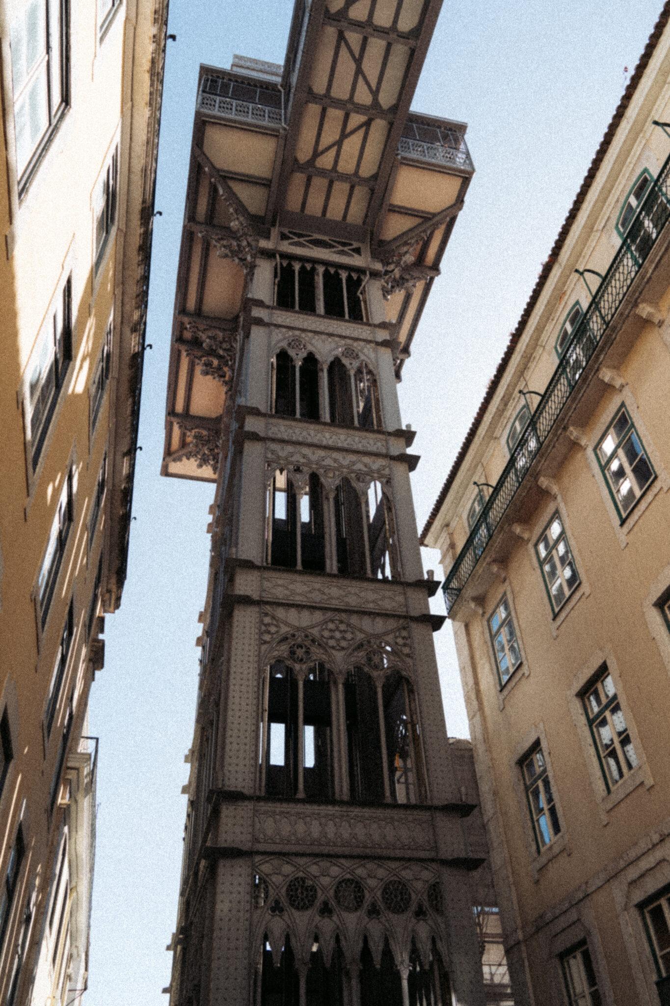 ascenseur Santa justa a Lisbonne