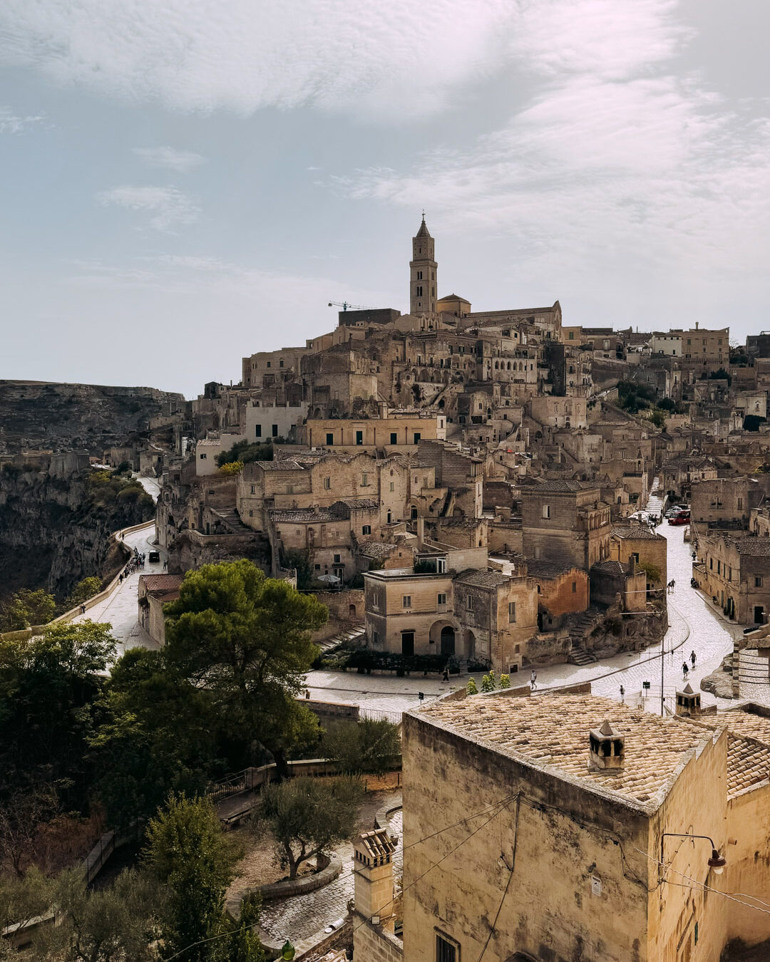 Vue sur les Sassi de Matera