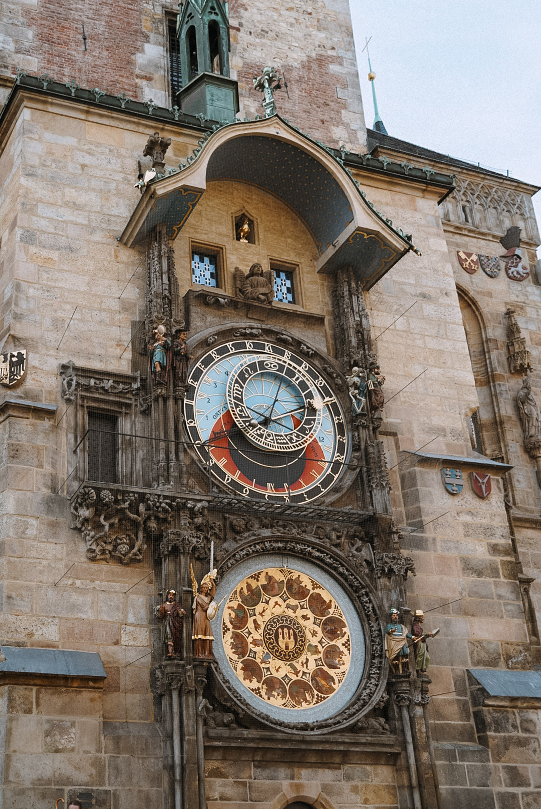 détail de l'horloge astronomique de prague