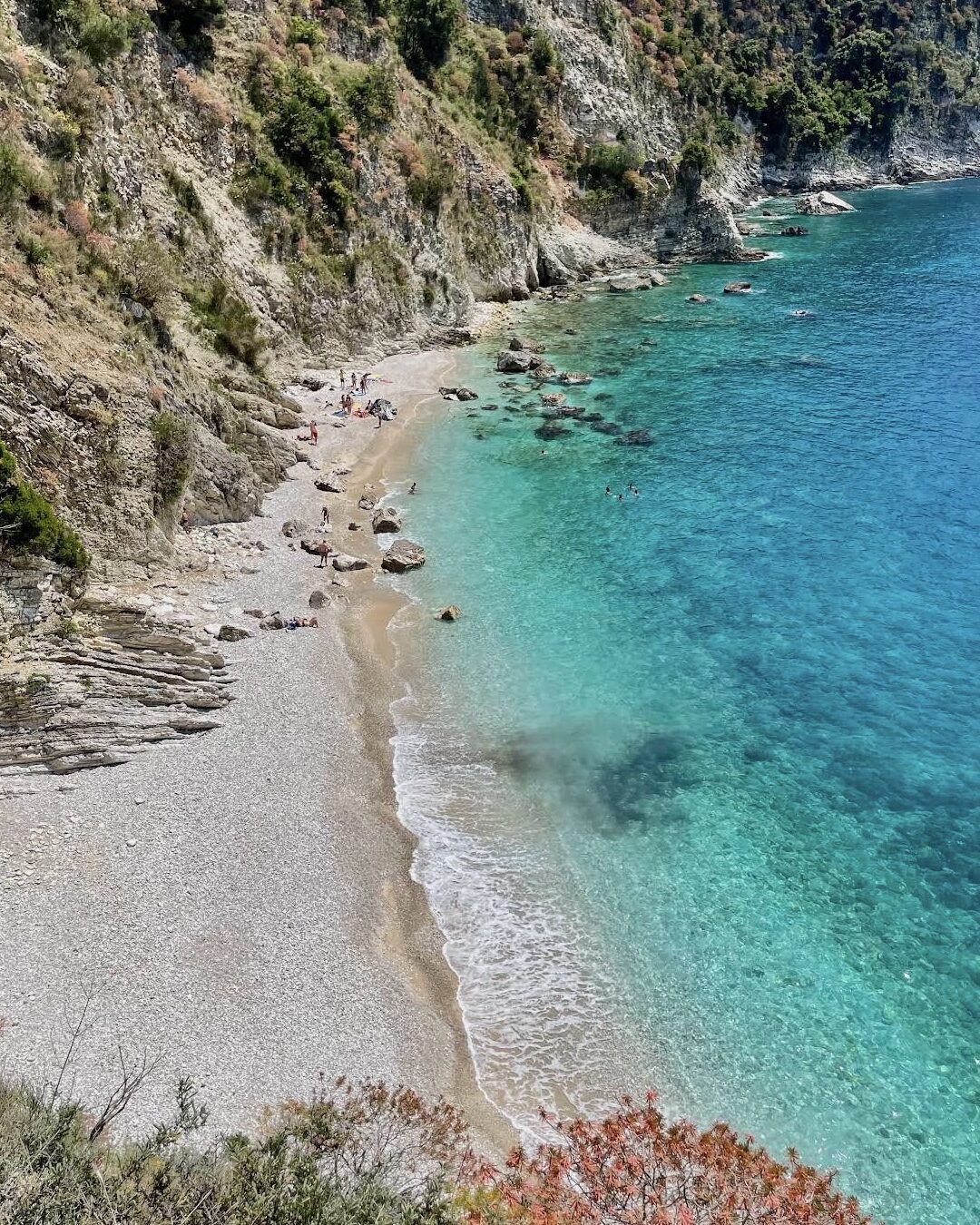 la plage de filikuri beach à Himare