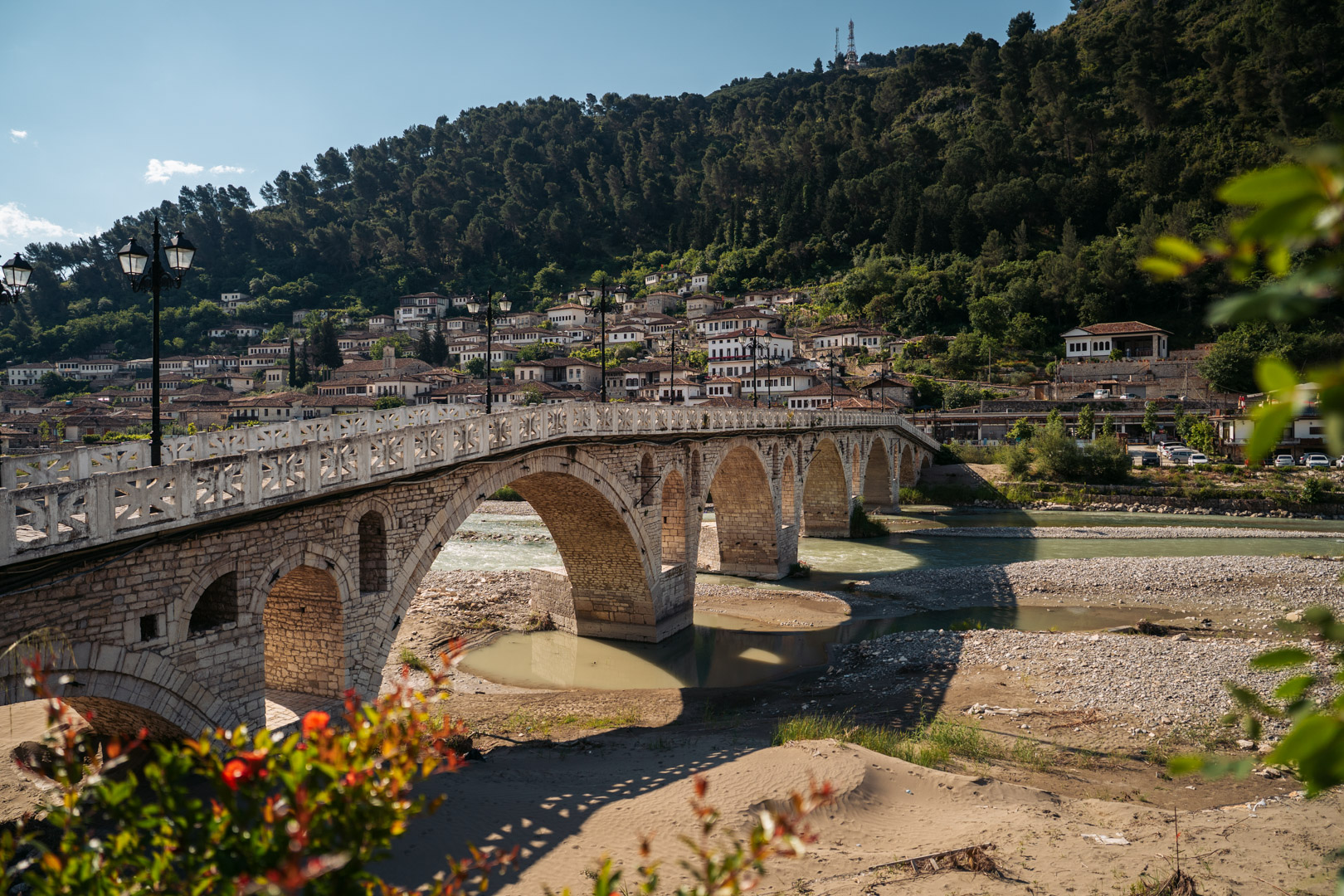 le pont de Gorica reliant les deux quartiers de berat