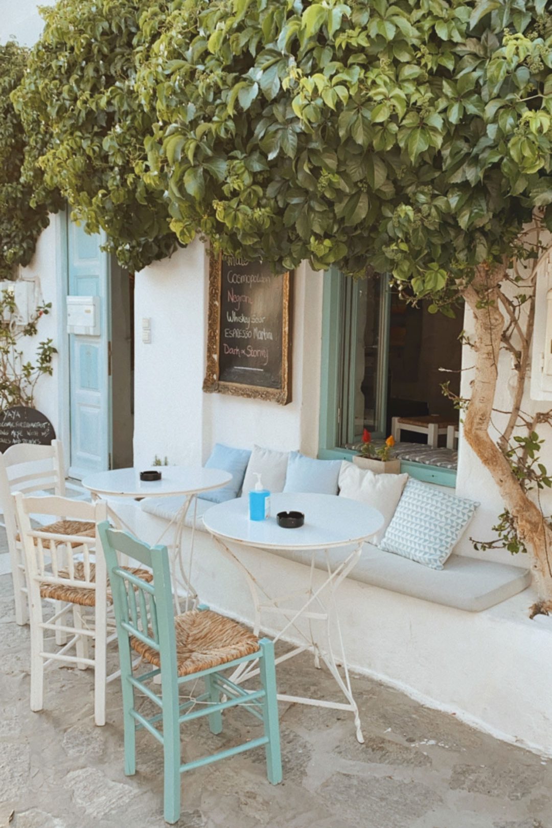 village de Parikia à Paros en Grèce