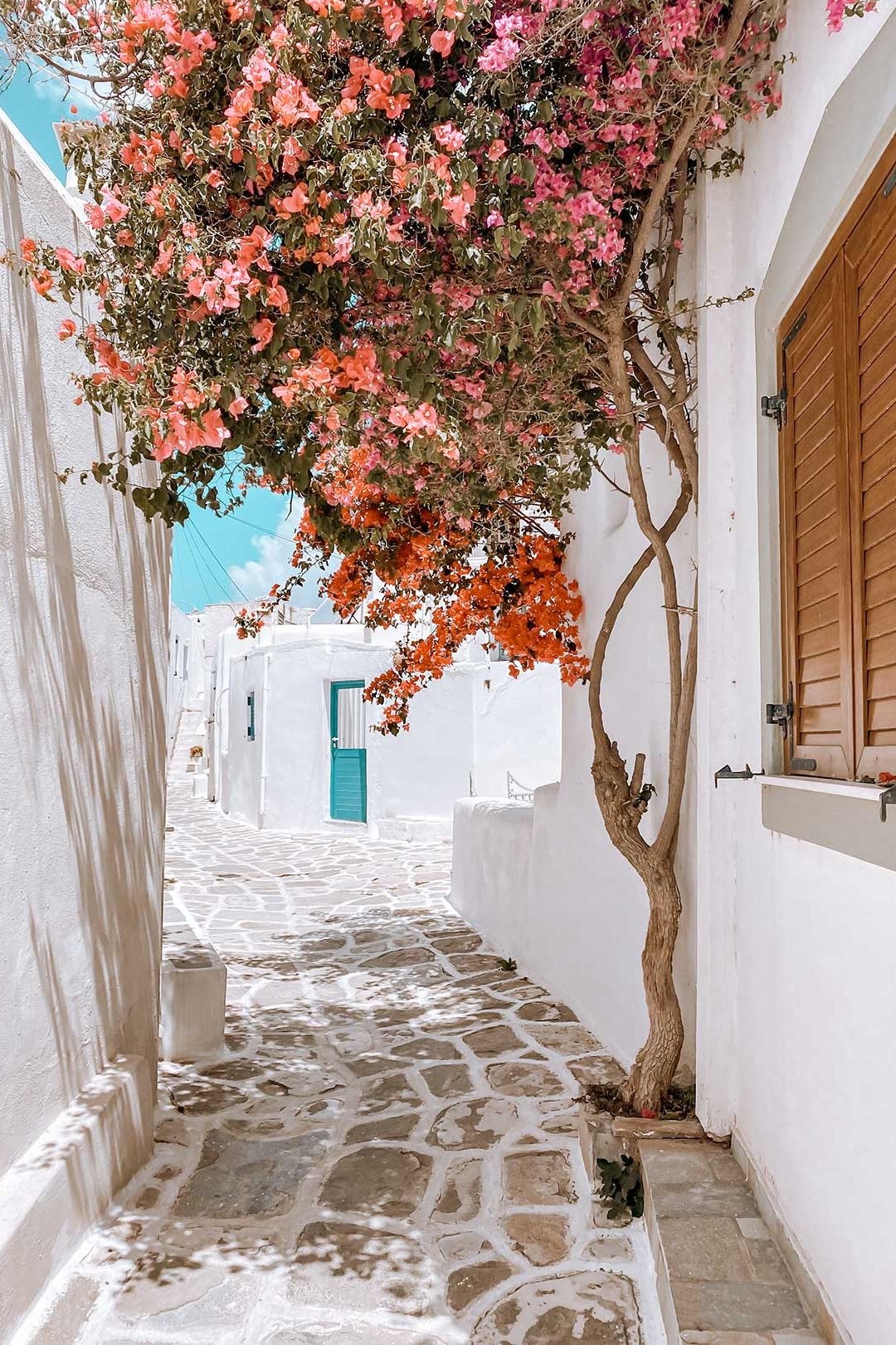 Lefkes le plus beau village de Paros en Grèce