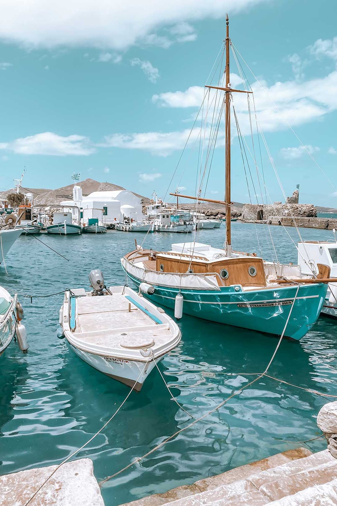 port de Naoussa à Paros