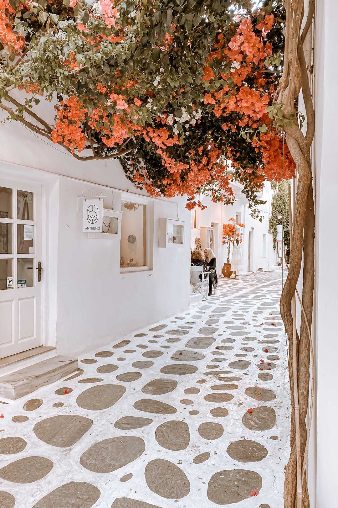 village de Parikia à Paros en Grèce