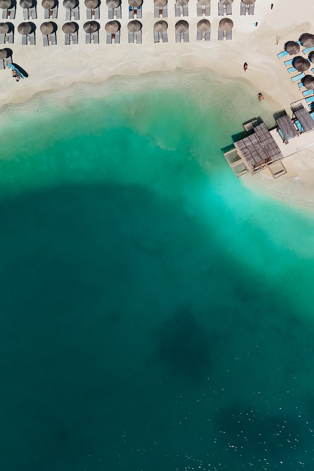 transat sur les plages de ksamil